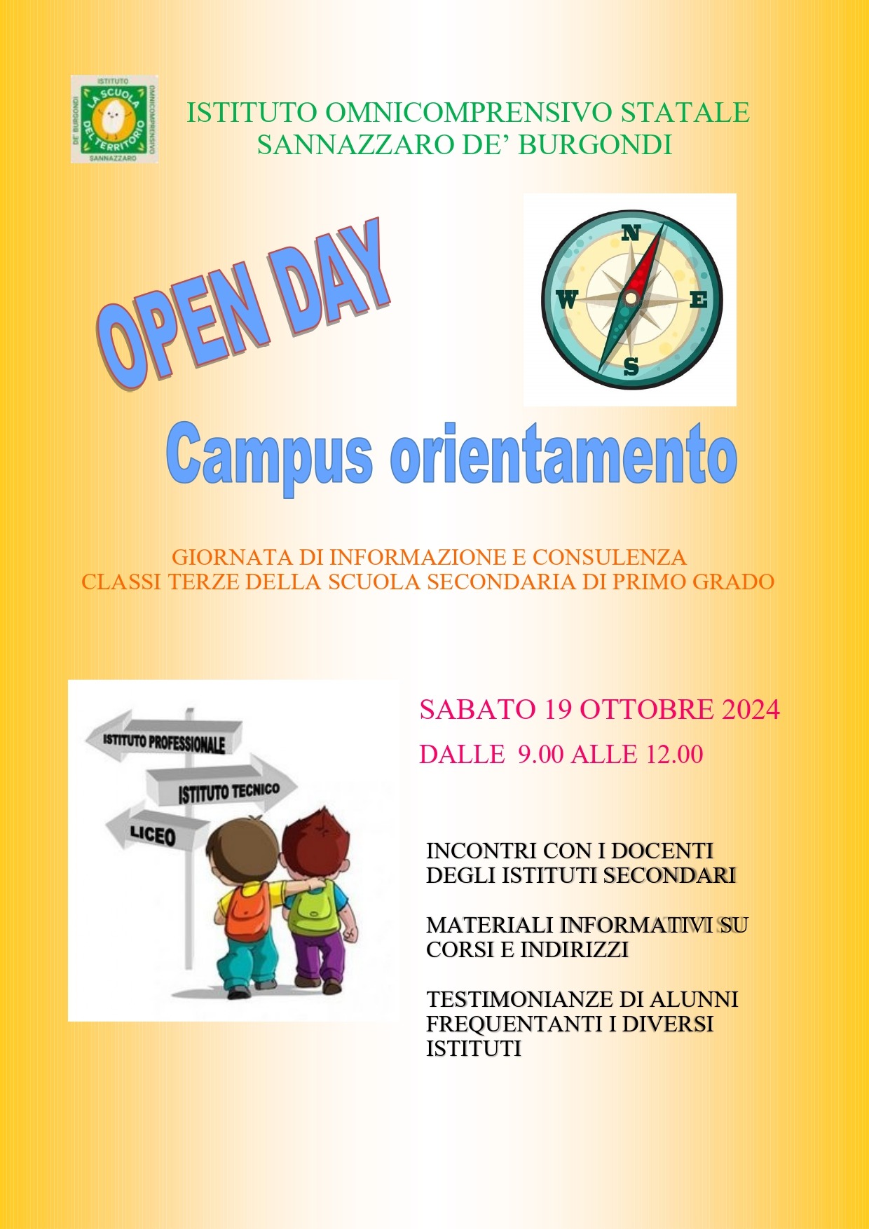 Open day 2024-2025